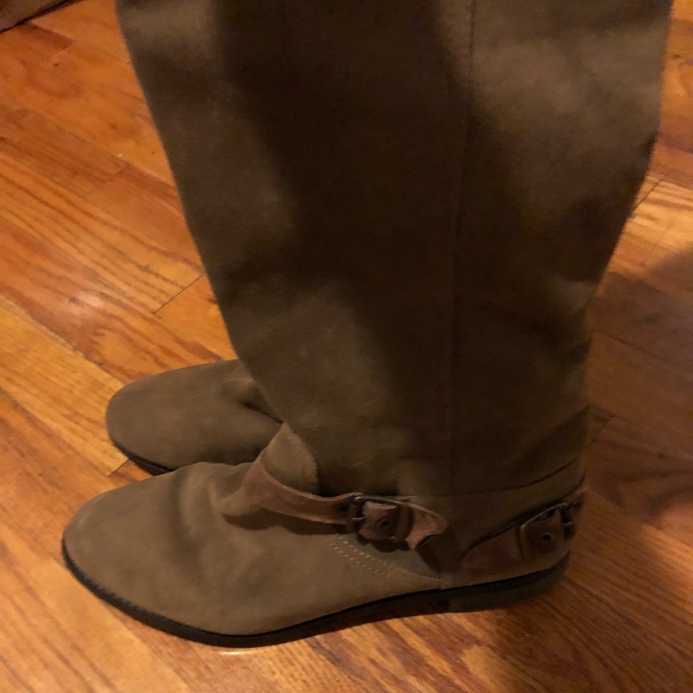 Olive Riding Boots - Picture 3 of 3